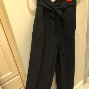black flowy pants